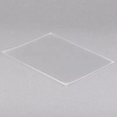 14" x 8 1/2" - Clear Vinyl Menu Covers (25 covers/pack) - 1 Panel / 2 View