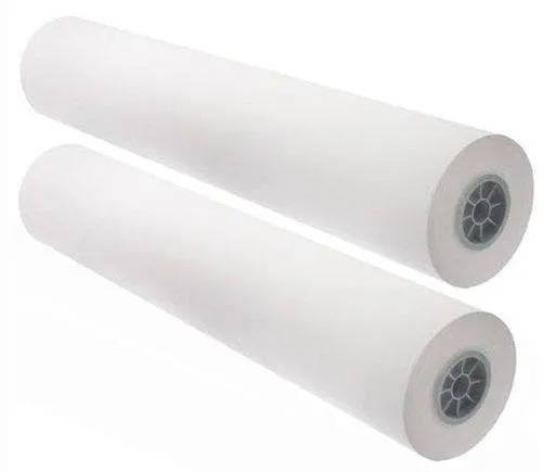 24" x 300' - 24# CAD Inkjet Bond Paper, 2" Core (2 rolls/carton) - 88 Bright