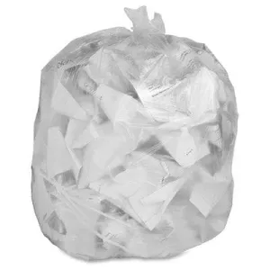 24" x 33" - 6 micron Trash Bags (1,000 bags/case) - Clear