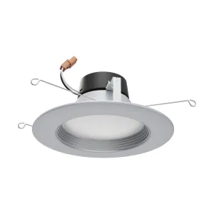 9 Watt; LED Downlight Retrofit; 5 Inch - 6 Inch; CCT Selectable; 120 volts; Dimmable; Brushed Nickel Finish