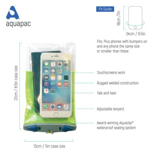 Aquapac Waterproof Phone Case PLUS PLUS - Grey