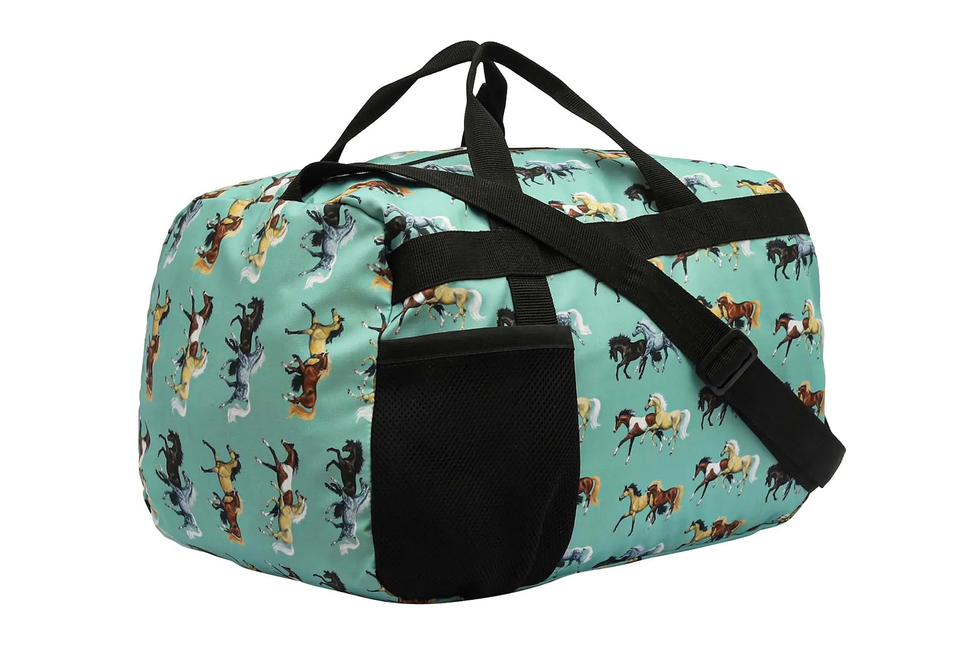 AWST Int'l  Lila Horse Pairs Duffel Bag