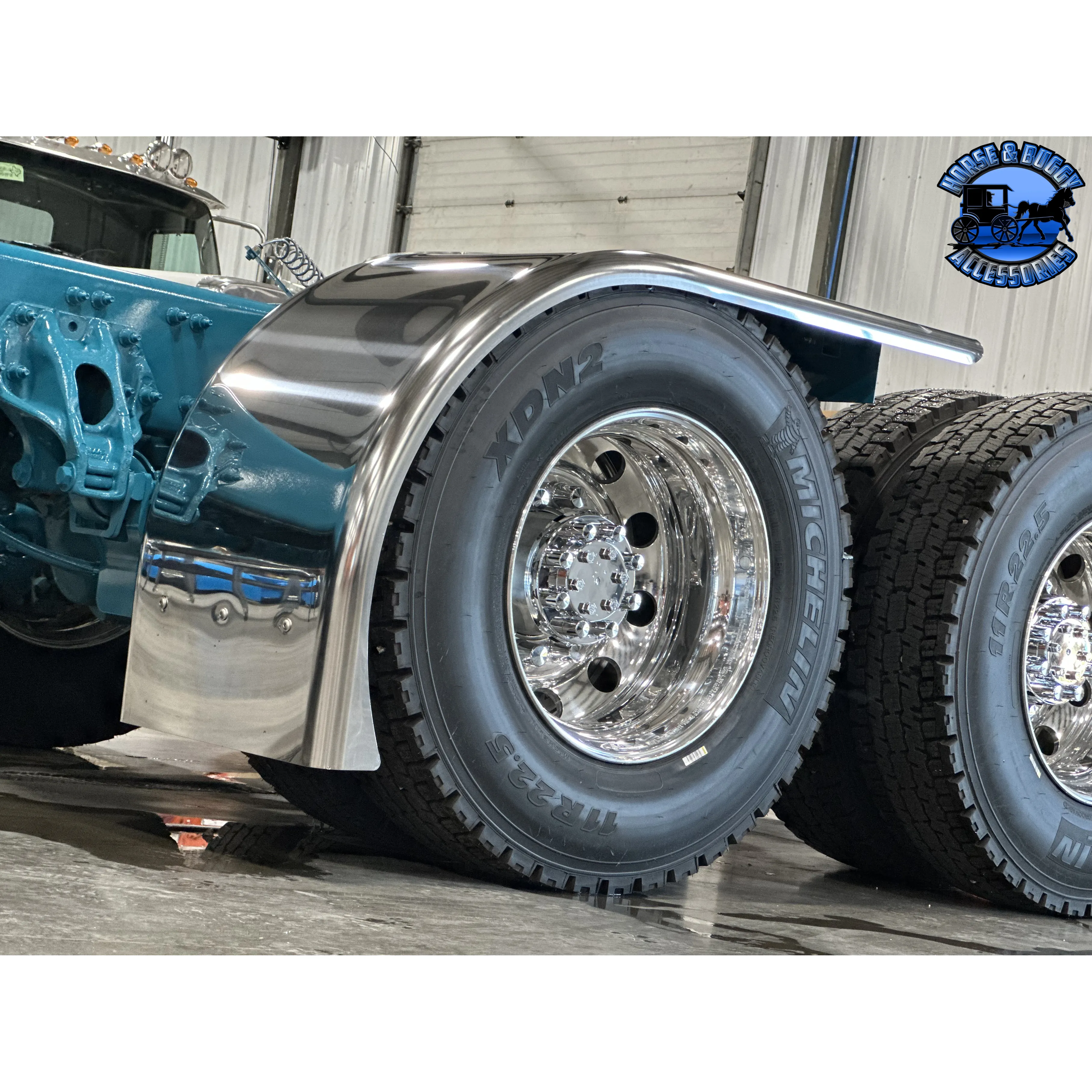 #BA710 (Rollin Low) Half Fenders 80'' 430 Stainless Hogebuilt (Sold in pairs)