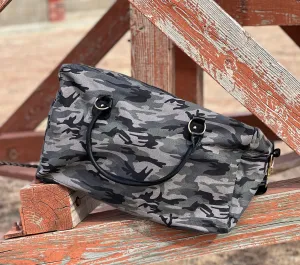 Black Camo Travel Bag