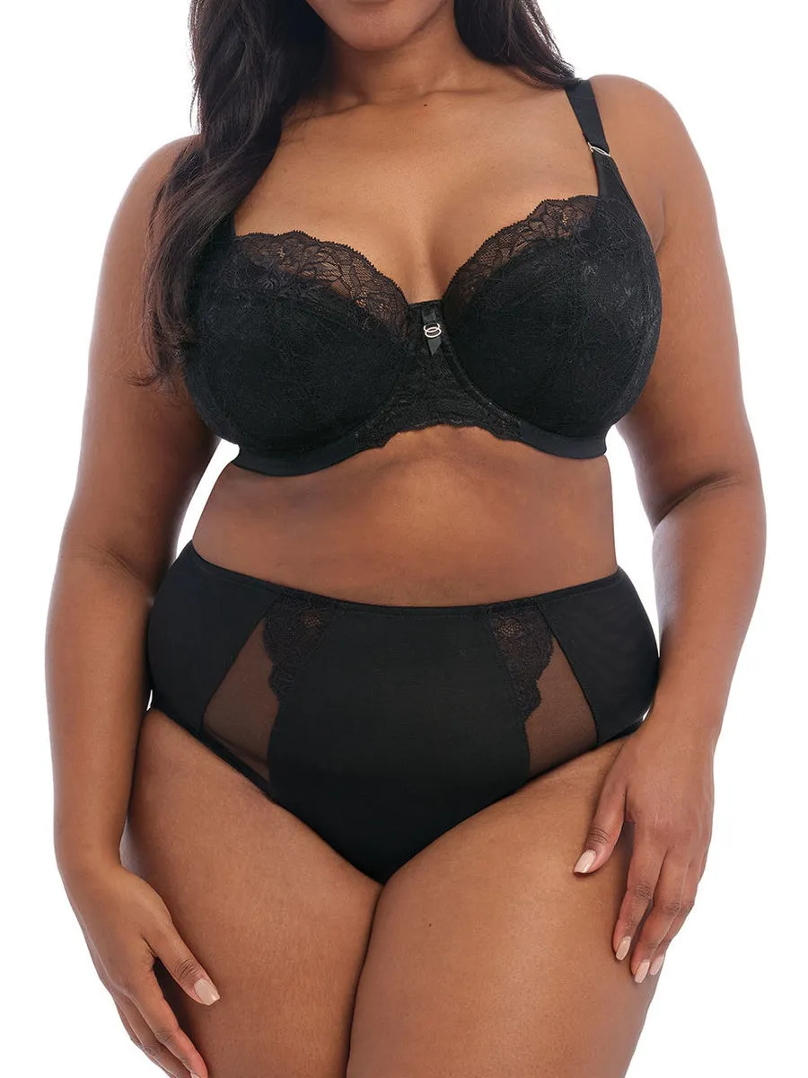 Brianna Half Cup Bra - Black