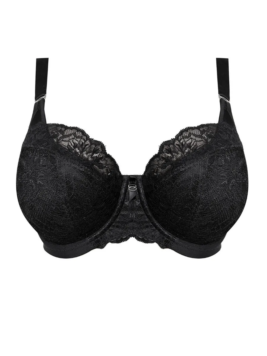 Brianna Half Cup Bra - Black