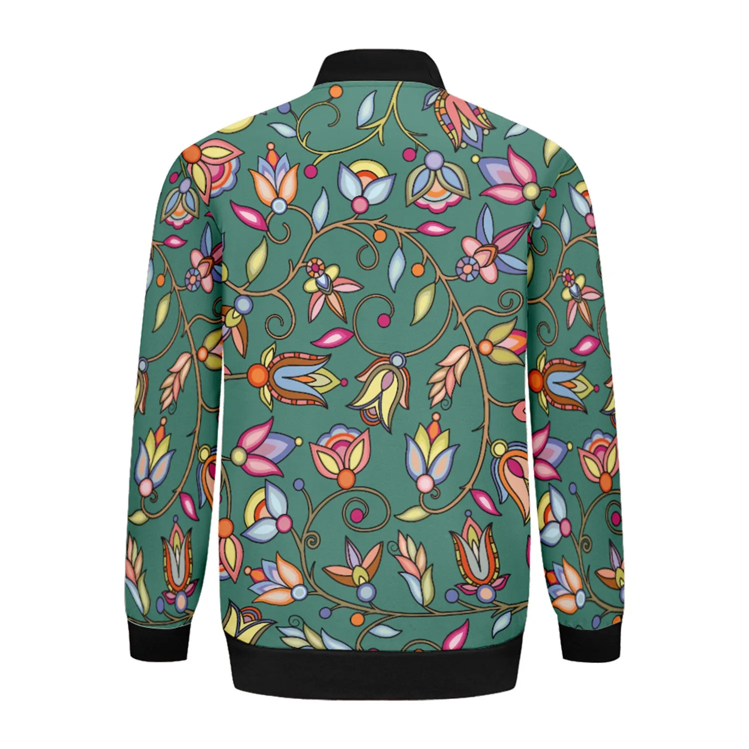 Buffalo Bloom Pond Reflection Zippered Collared Lightweight Jacket