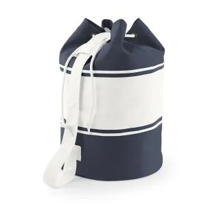 Canvas Duffle | NAVY/OFF WHITE