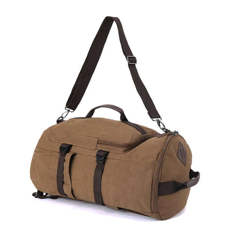 Canvas Travel Backpack | Duffle Bag 34L