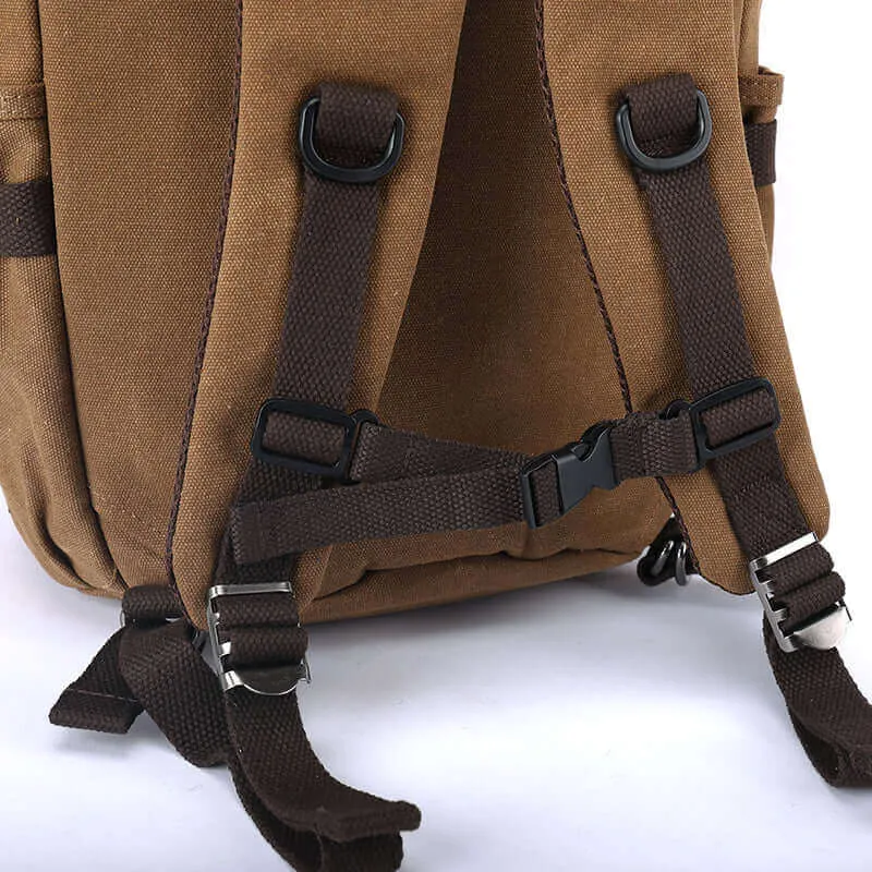 Canvas Travel Backpack | Duffle Bag 34L