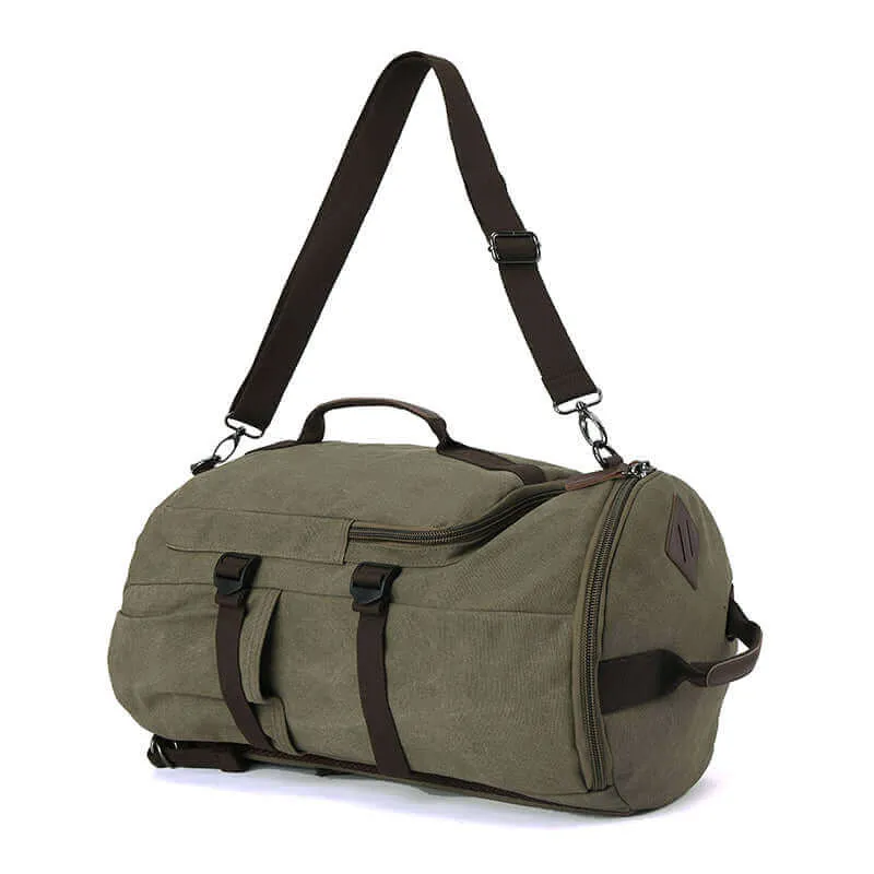 Canvas Travel Backpack | Duffle Bag 34L