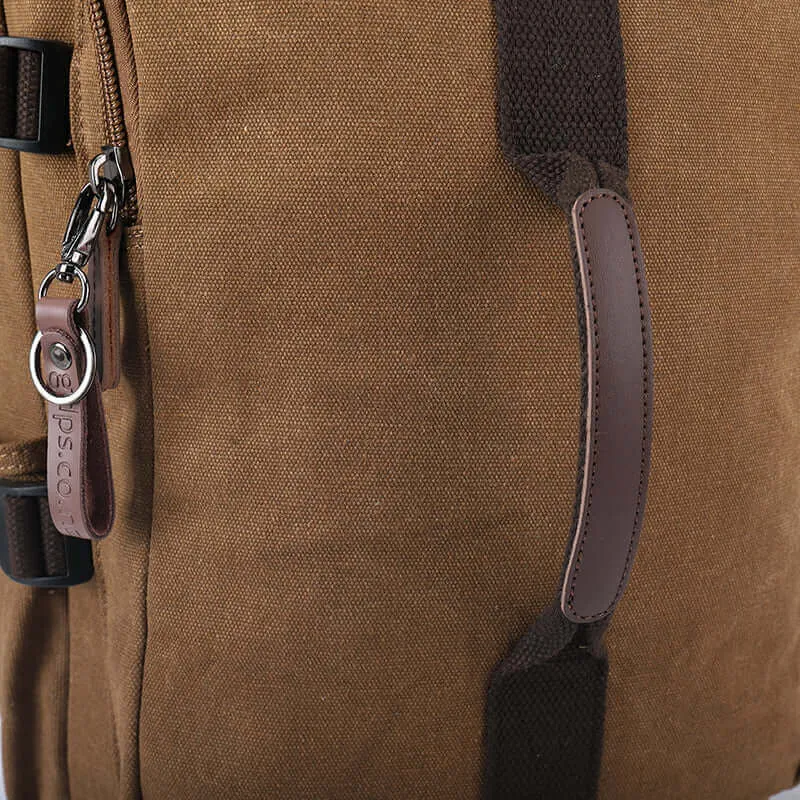 Canvas Travel Backpack | Duffle Bag 34L