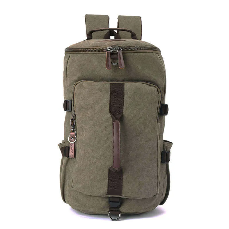 Canvas Travel Backpack | Duffle Bag 34L