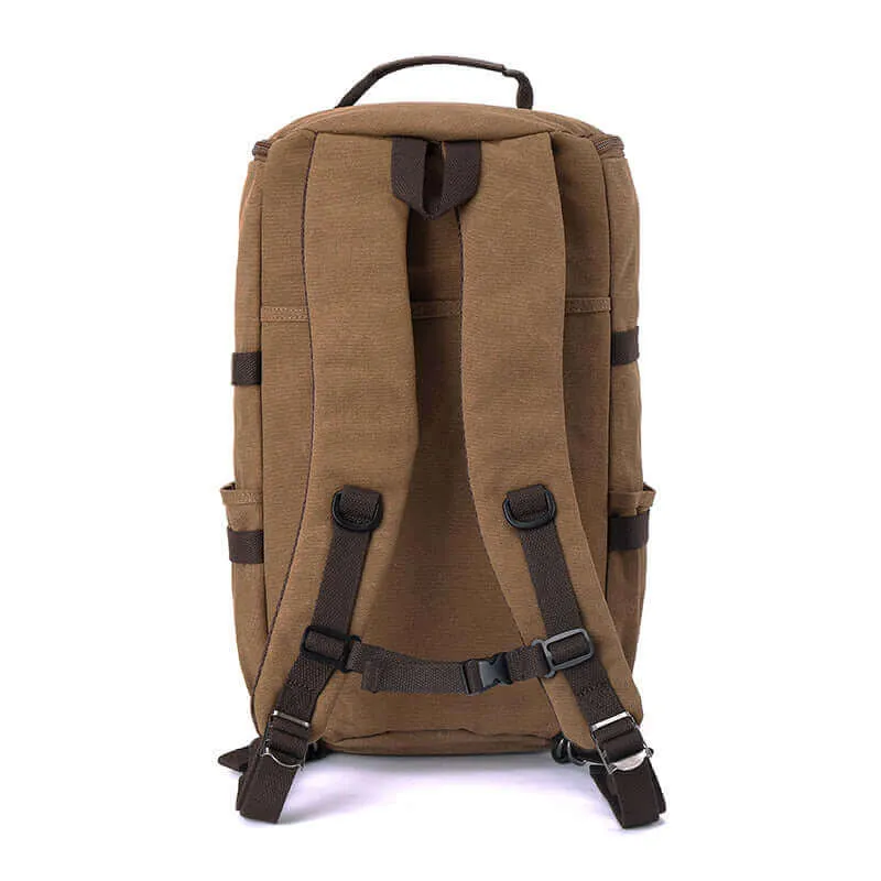 Canvas Travel Backpack | Duffle Bag 34L