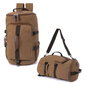 Canvas Travel Backpack | Duffle Bag 34L