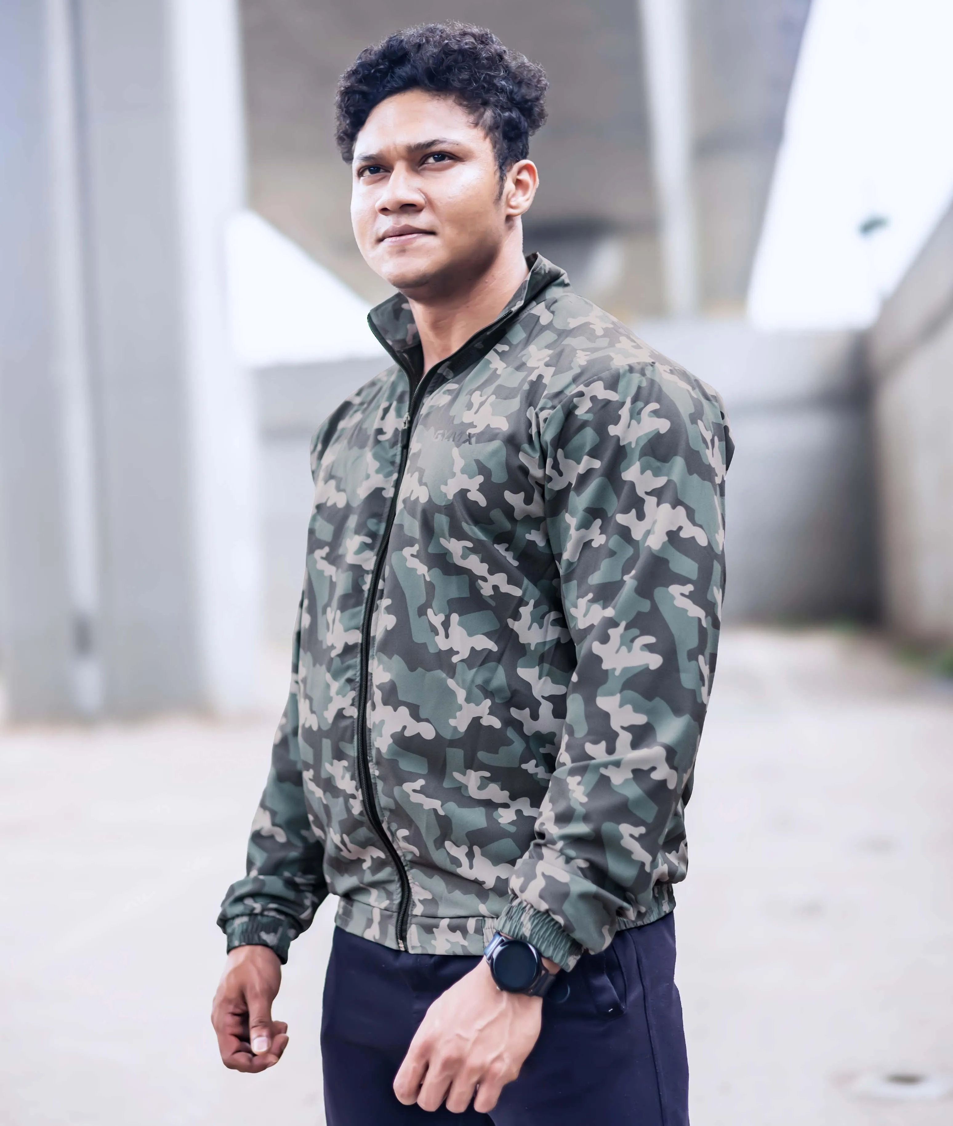 Combat Camo GymX Windcheaters: Forest Camo