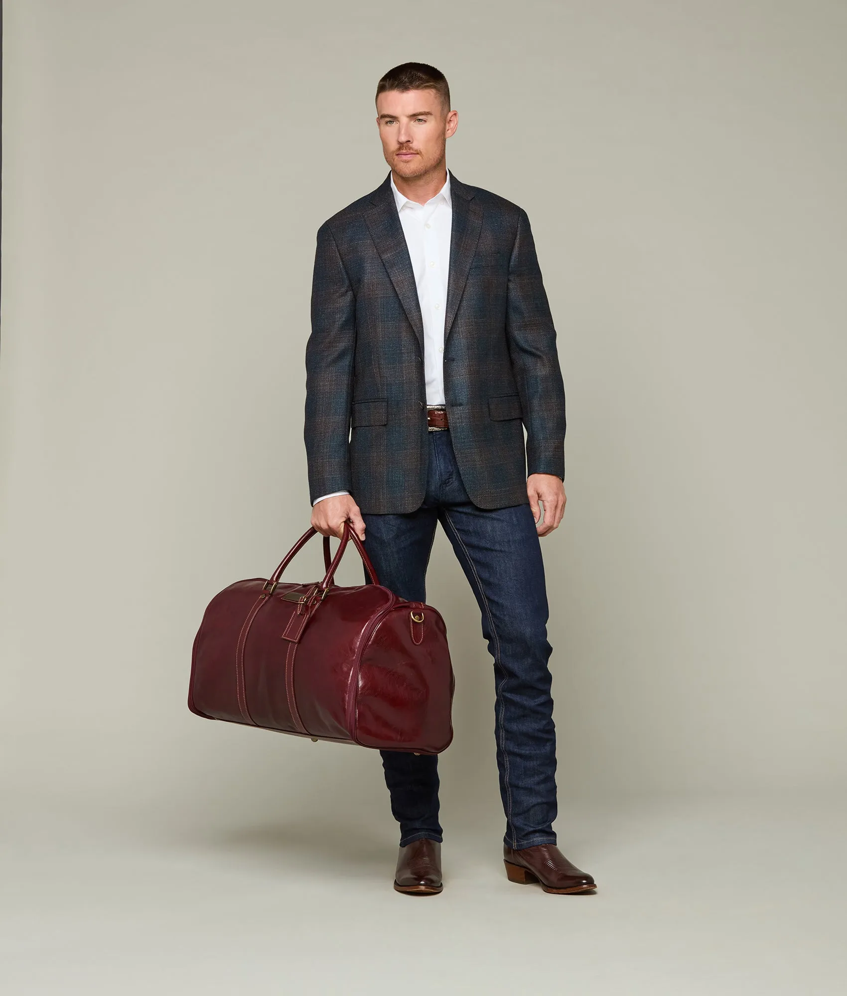 Cosimo Garment Duffle :: Burgundy