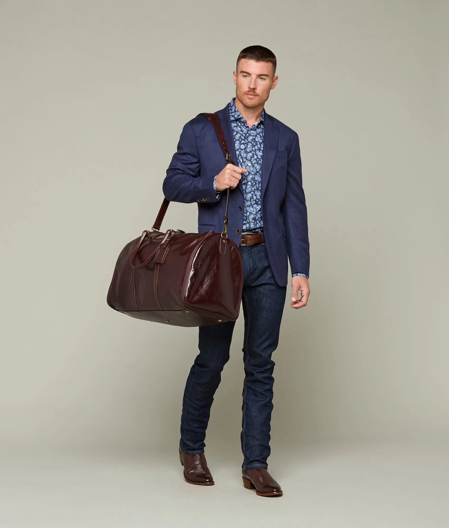 Cosimo Garment Duffle :: Chocolate