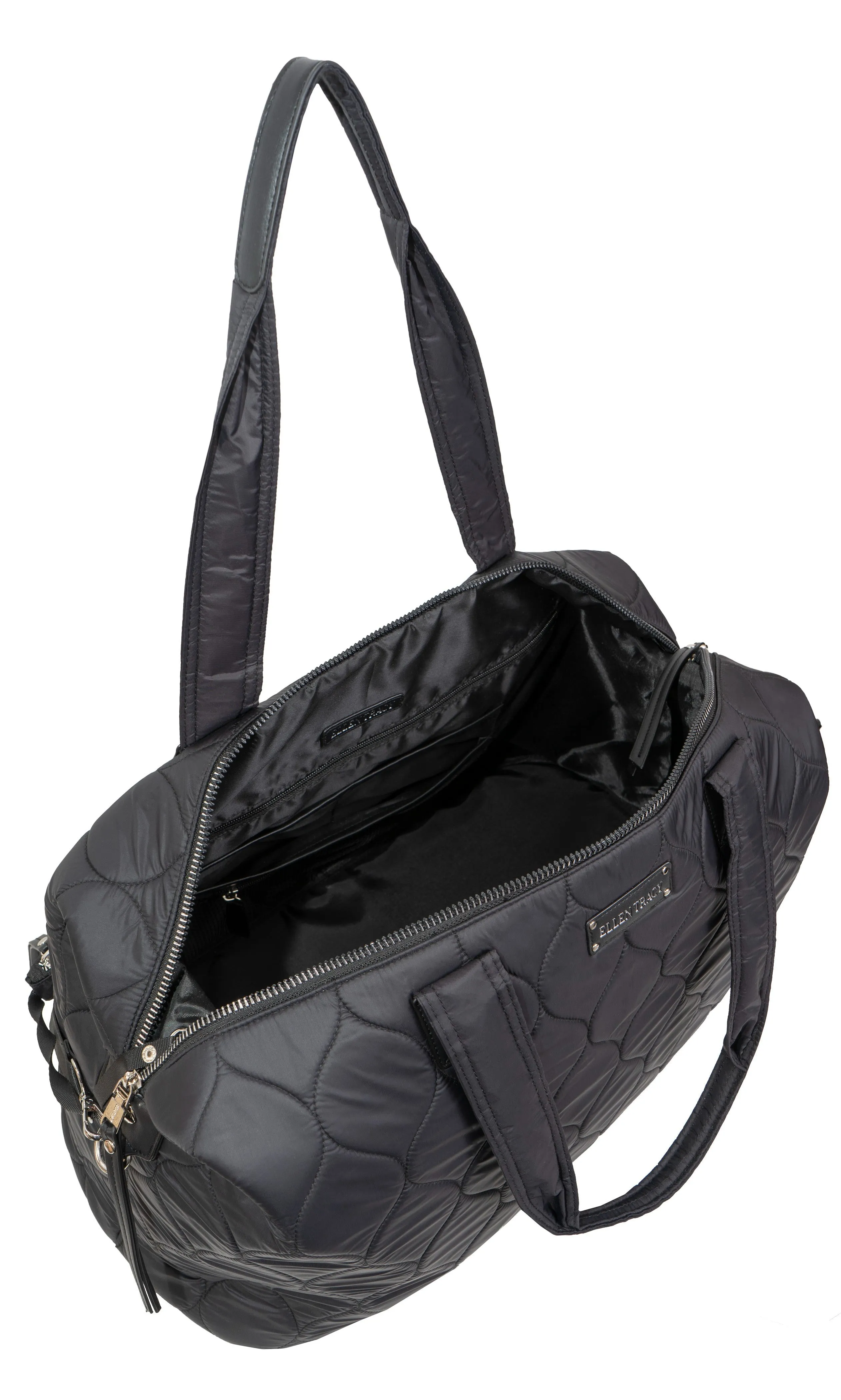 Ellen Tracy Quilted Nylon Sport Duffle ETD2010-100-BK