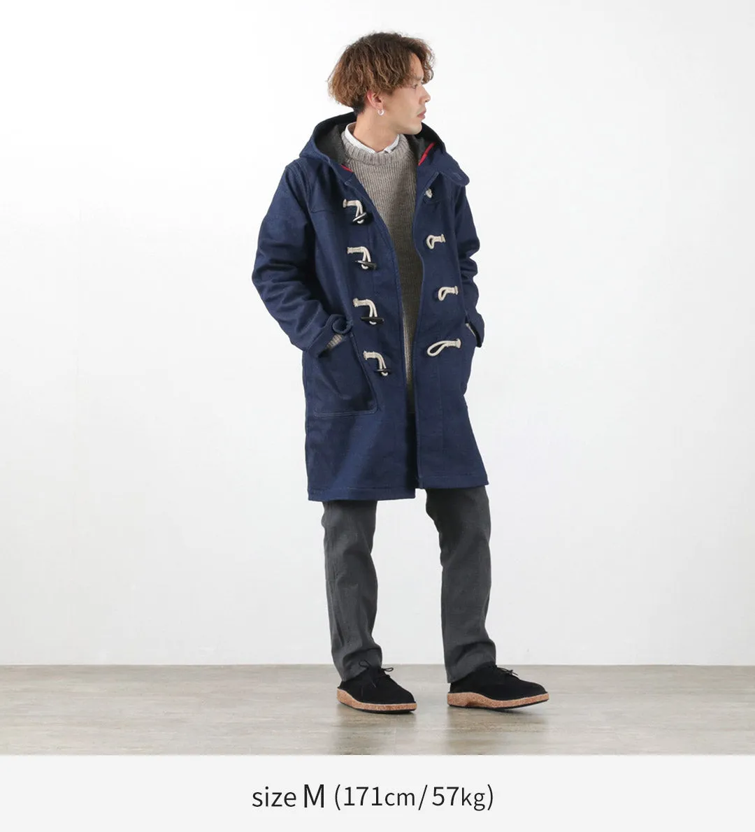 FOB FACTORY / Indigo Duffle Coat