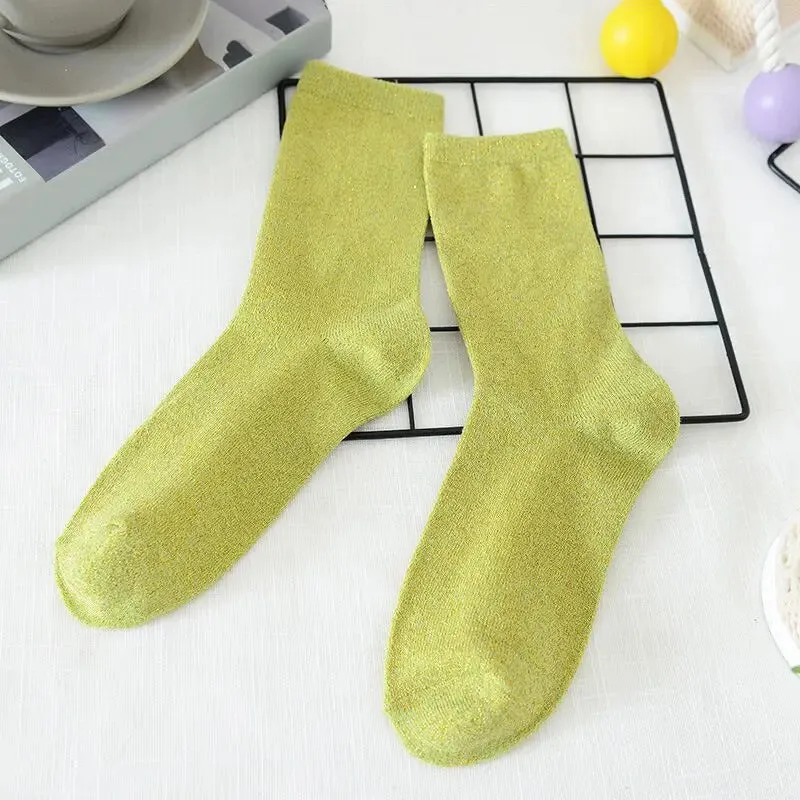 Glitter Sheer Women's Breathable Socks