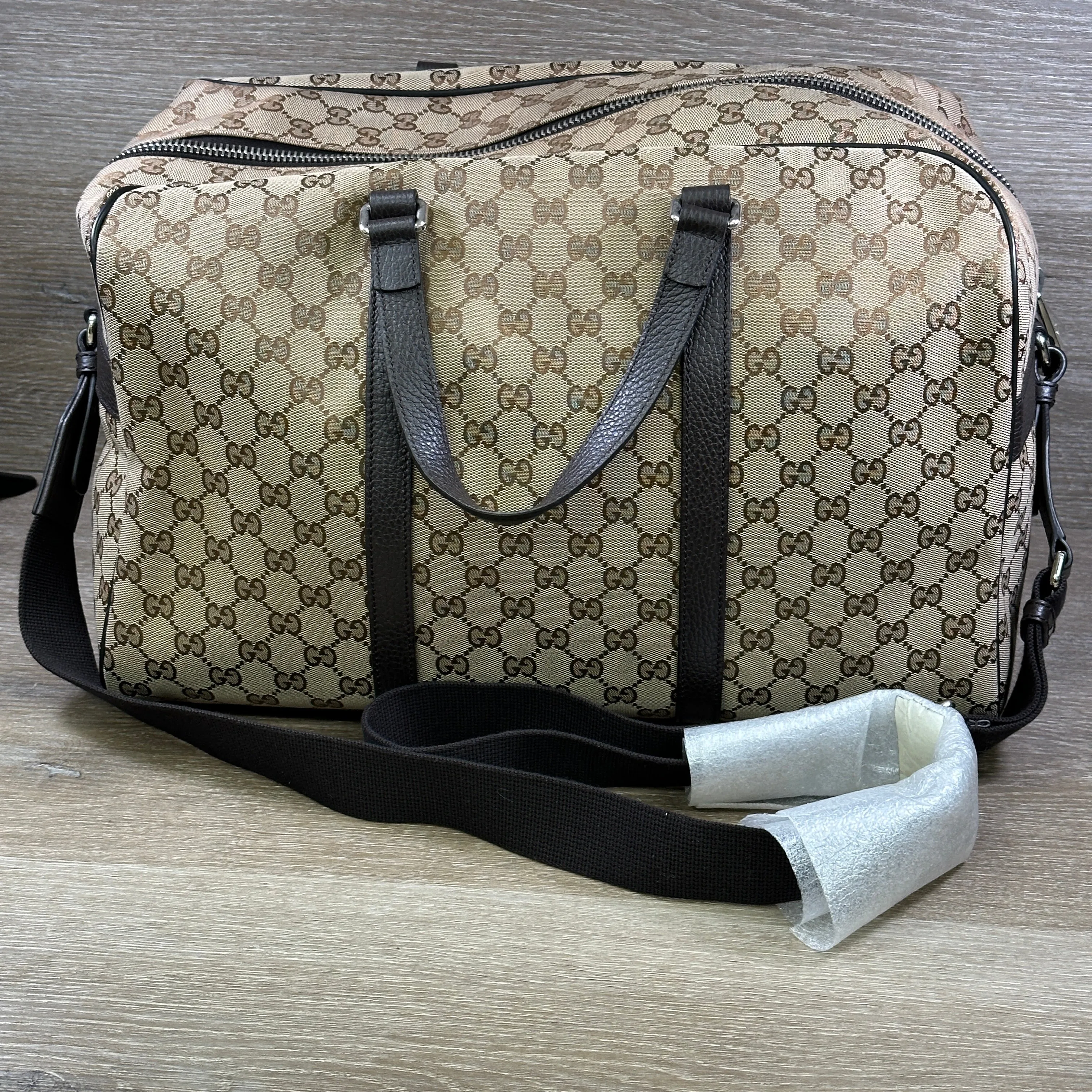 Gucci GG Supreme Canvas Boston Duffle