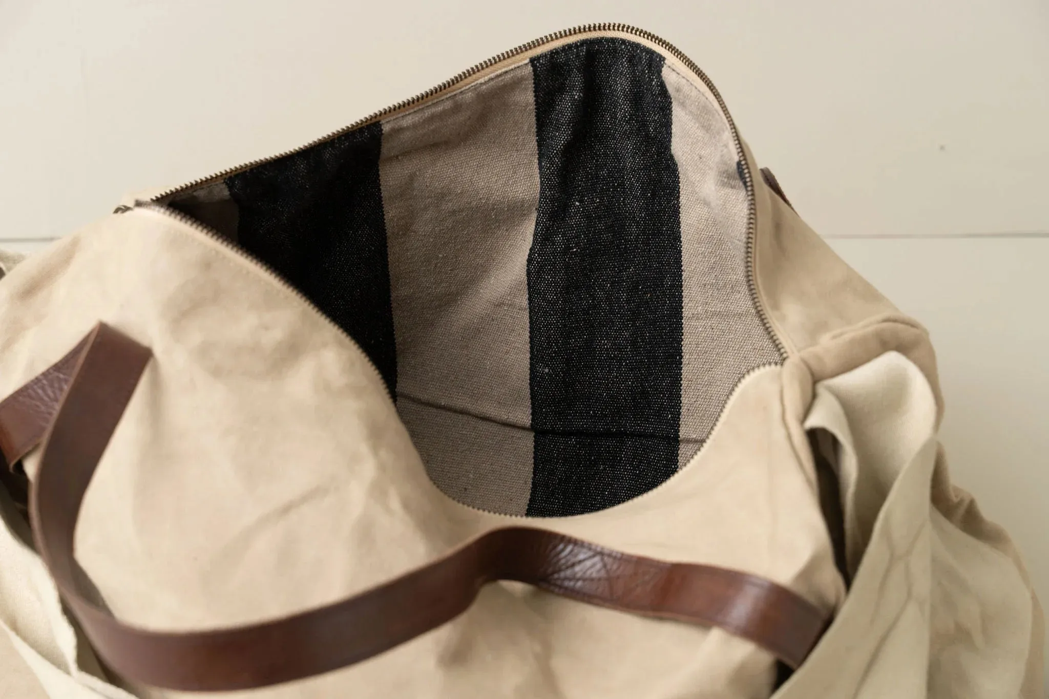 Journey Duffle Canvas Bag Clay