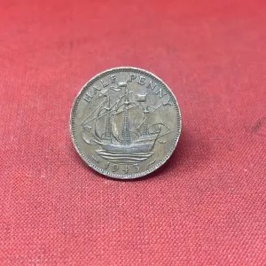 King George VI 1943 Half Penny