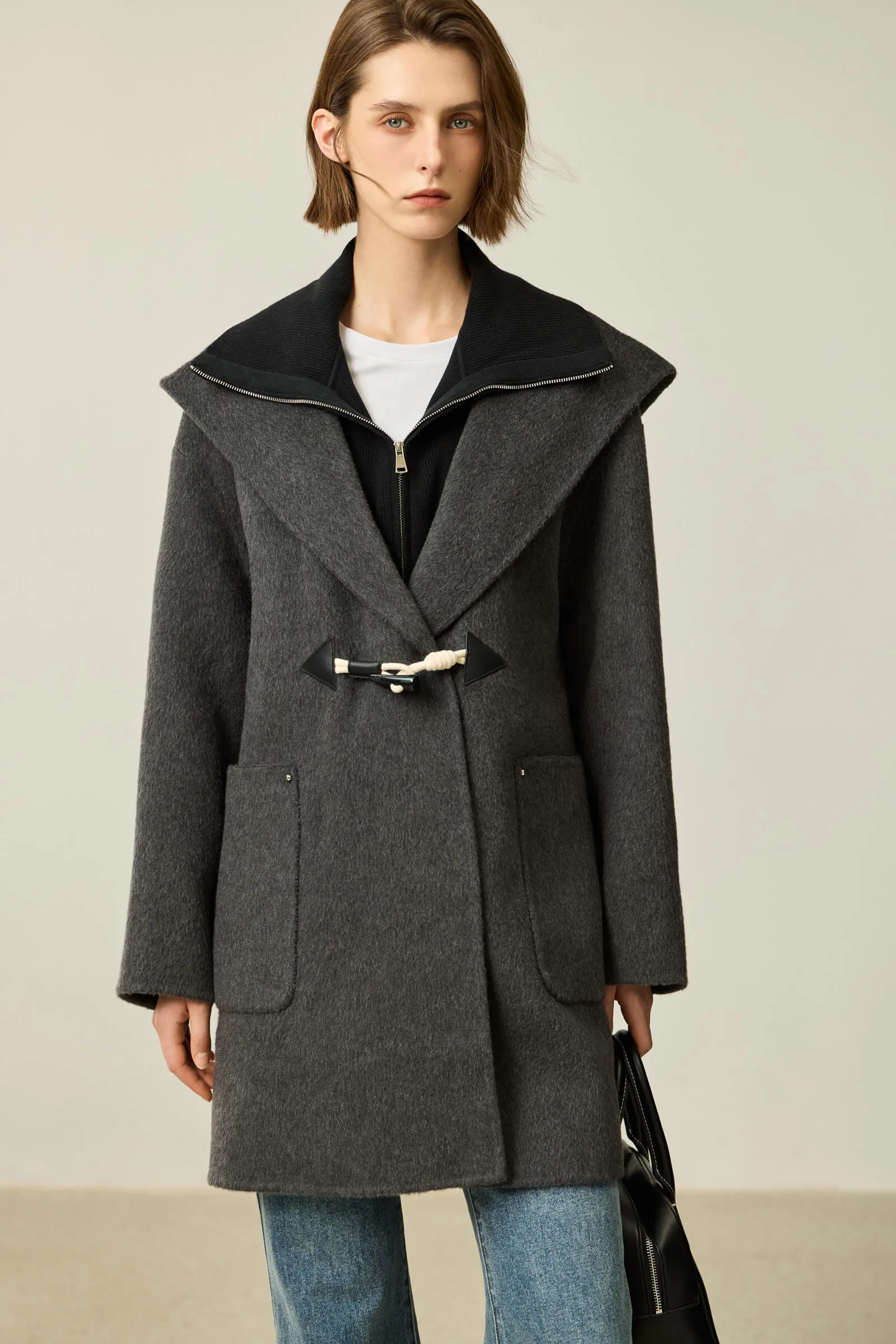 LILY Vintage Wool Double-Faced Coat