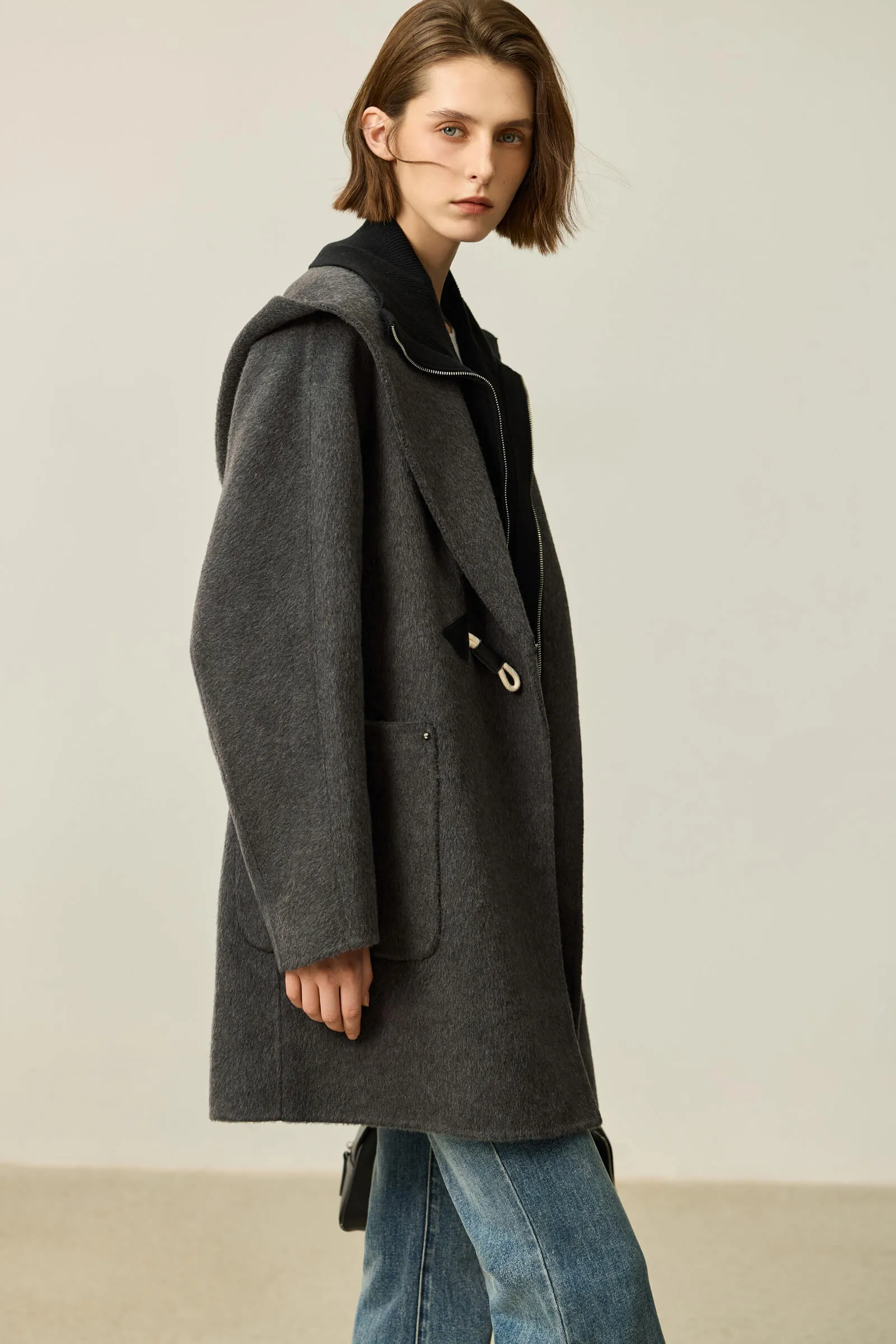 LILY Vintage Wool Double-Faced Coat