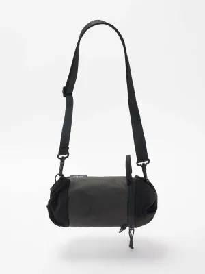 Mini Duffle Coated Canvas Black