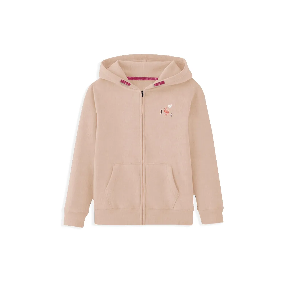 MINI GIRL'S FLEECE ZIP UP HOODIE