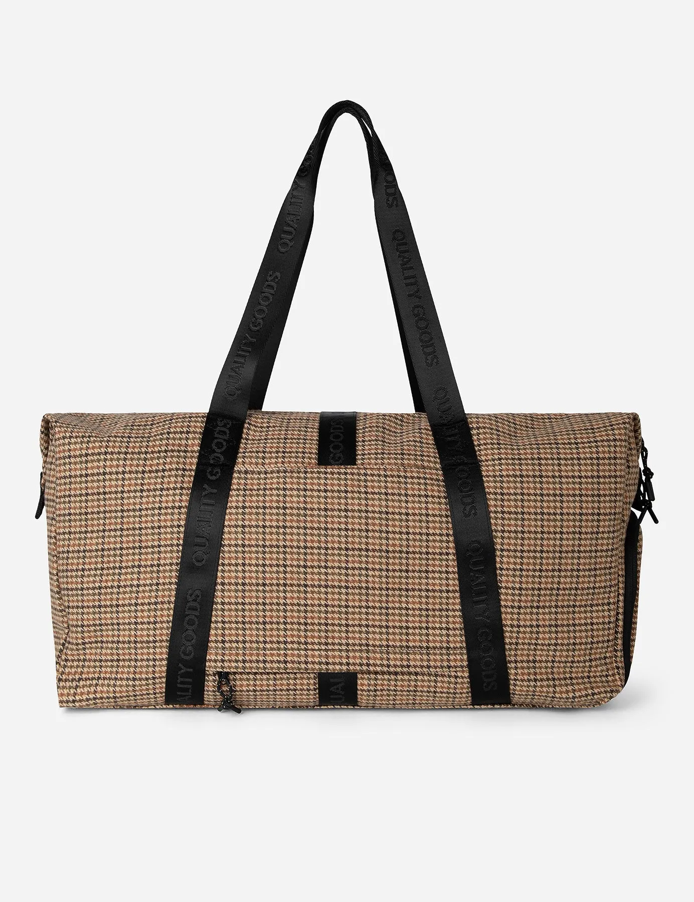 Nelson Duffle - Brown Houndstooth