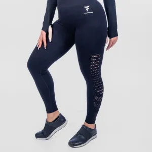 Power Packed Mesh Leggings Raven Black