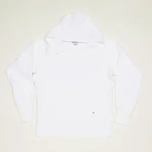 Pull-over Hooded Sweatshirt (White)