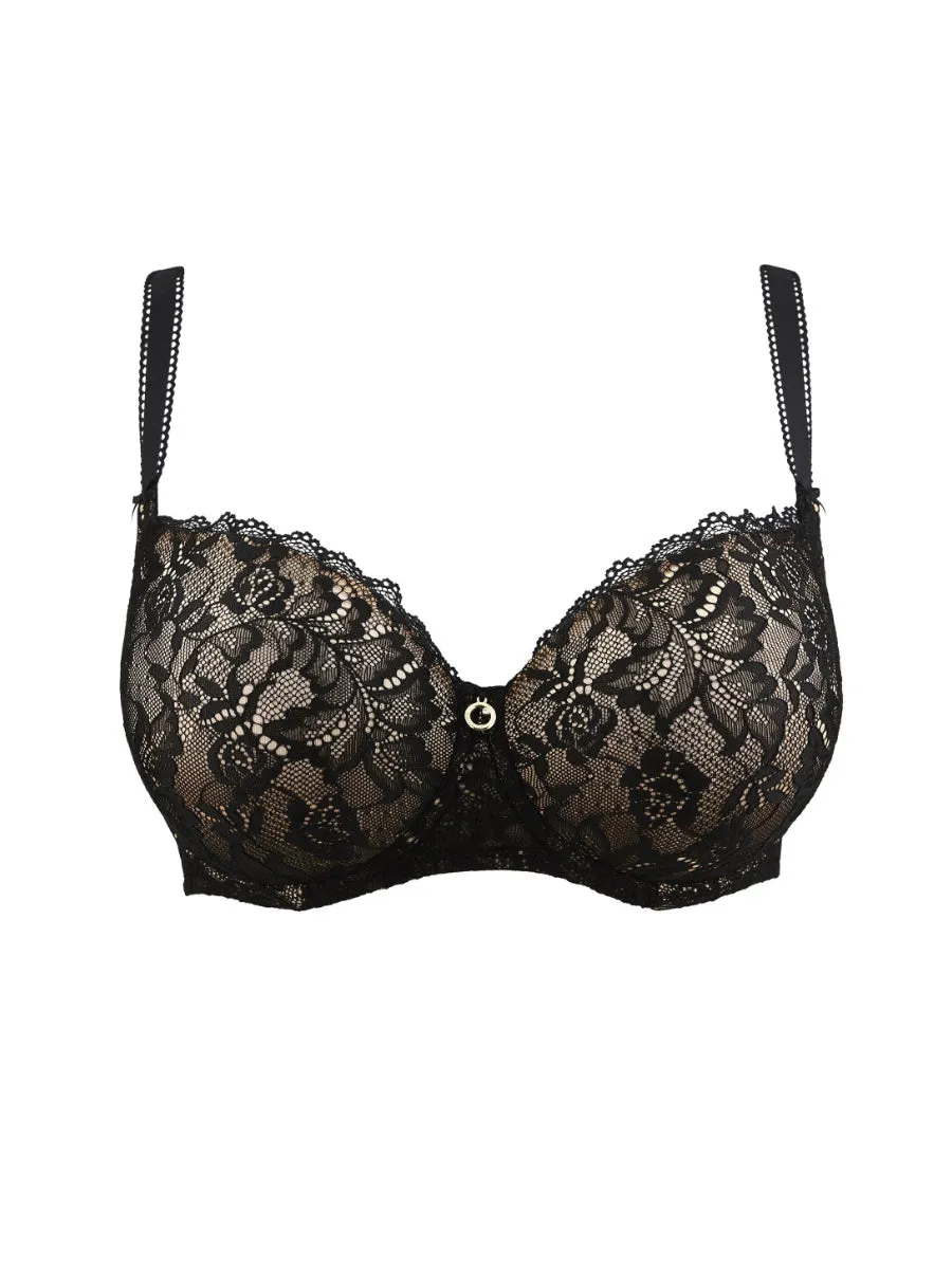 Rosessence Half Cup Bra - Noir