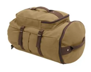 Rothco Convertible Canvas Duffle / Backpack - 19 Inches