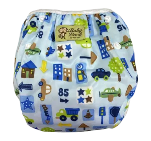 Size Adjustable Swim Diaper - Cars