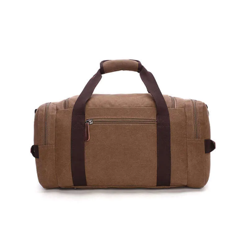 Small Canvas Travel Duffle Bag - 26L