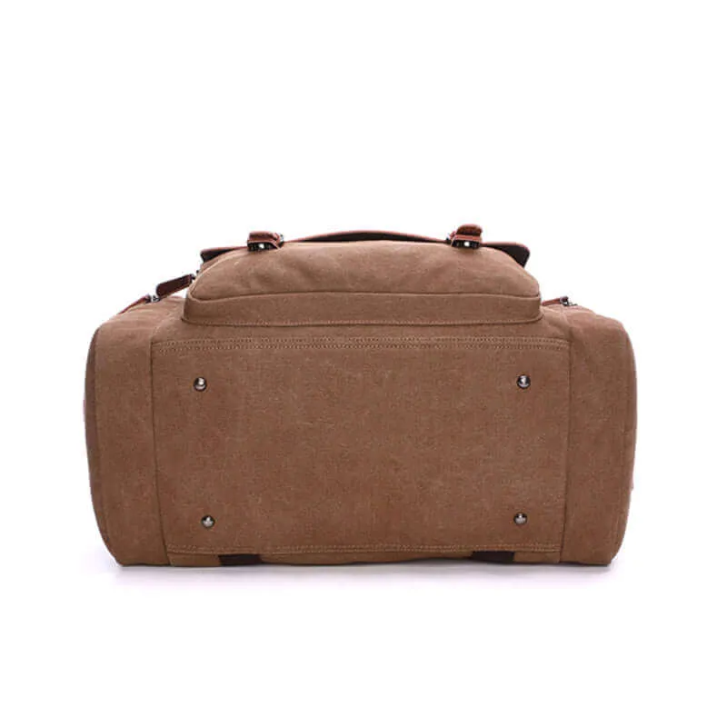 Small Canvas Travel Duffle Bag - 26L