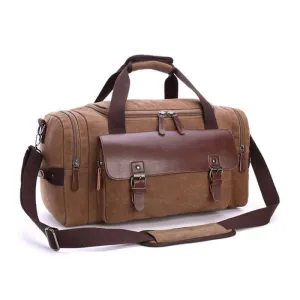 Small Canvas Travel Duffle Bag - 26L