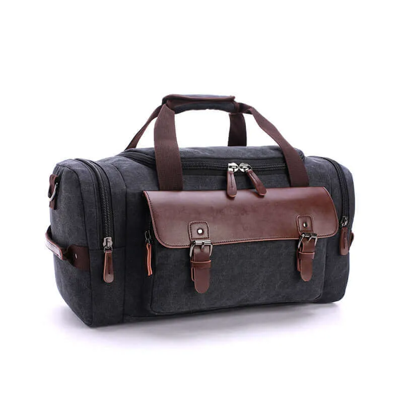 Small Canvas Travel Duffle Bag - 26L