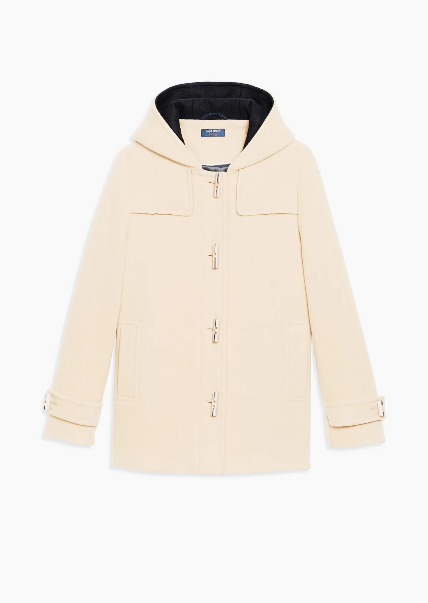 STE LUCE - Short Duffle Coat With Hood (WINTER WHITE)