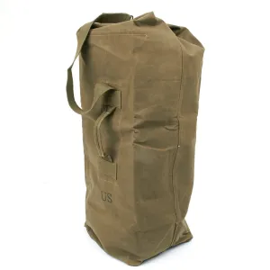 U.S. WWII M-1943 Duffle Bag- Late War OD7 Canvas