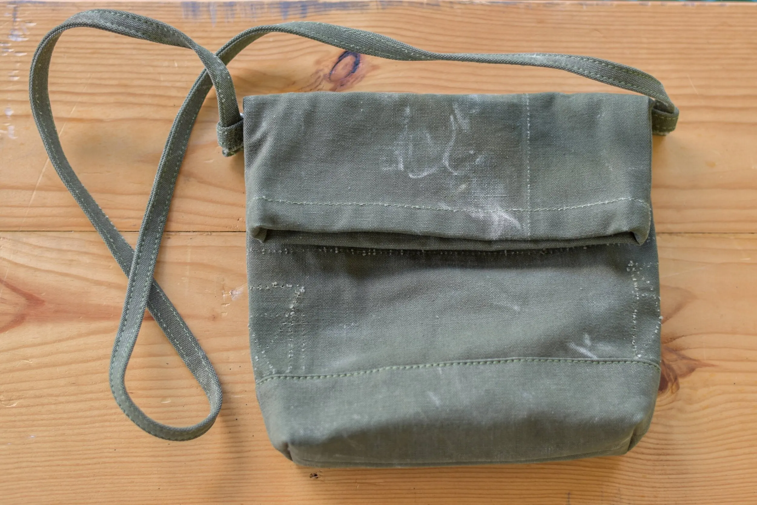 Vintage Army Duffle Crossbody Field Bag