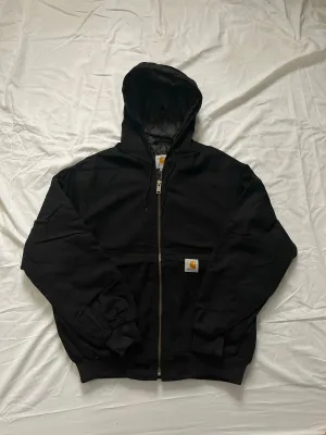 Vintage Carhartt Rework Style Black Hooded Jackets - MOQ  40 pcs