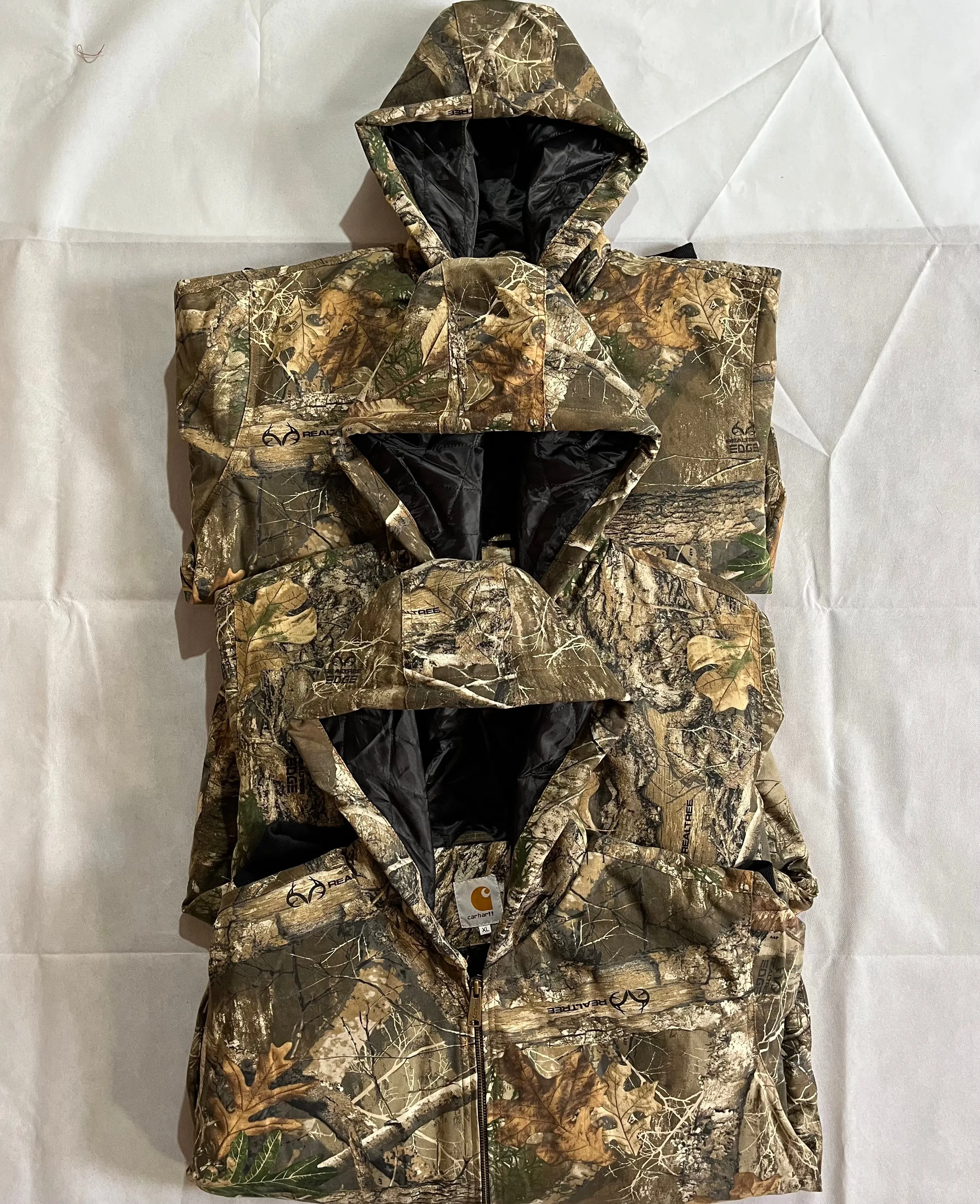 Vintage Carhartt Rework style Realtree hooded jackets MOQ-25