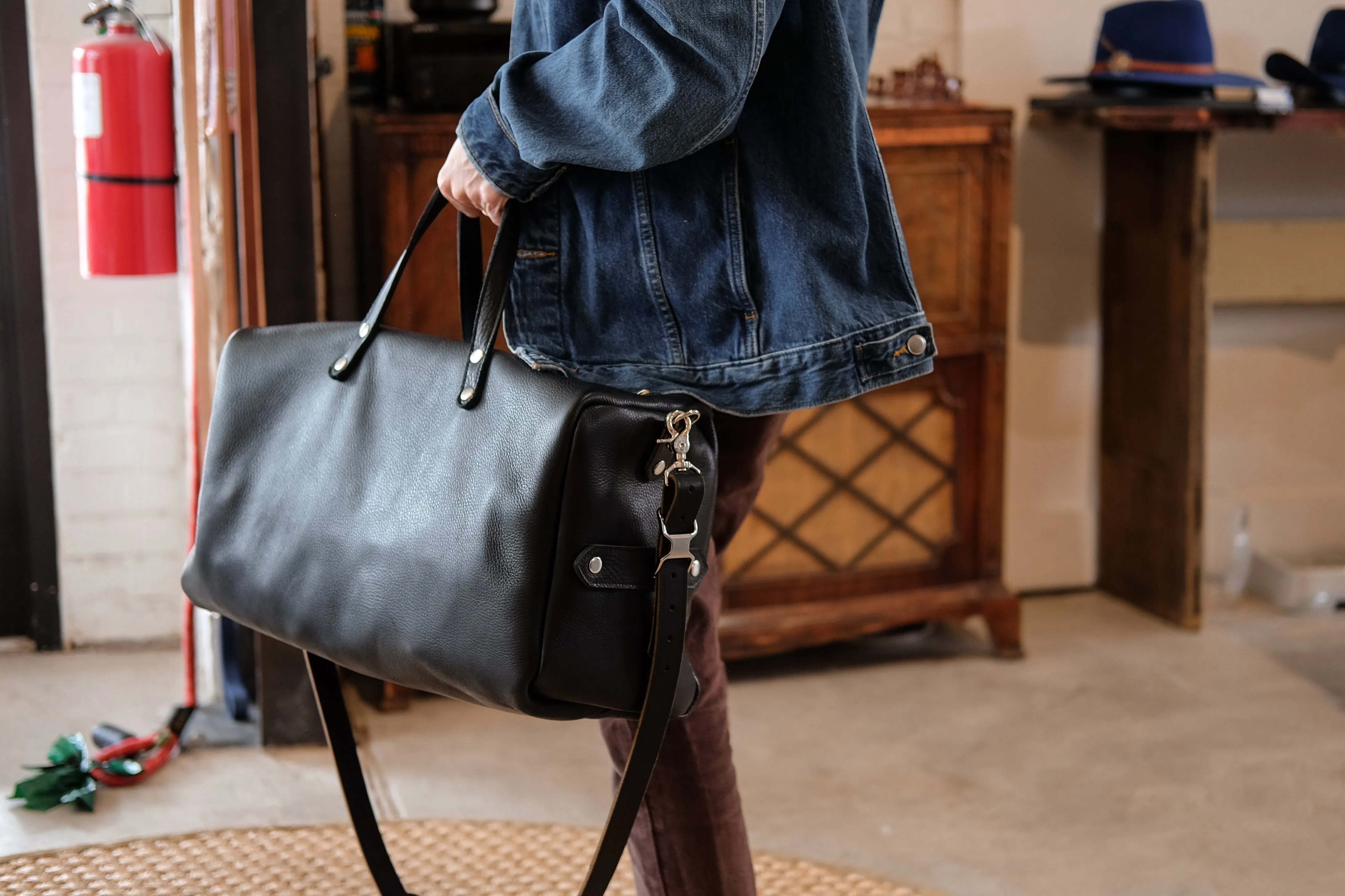 Weekend Warrior Leather Duffle Bag