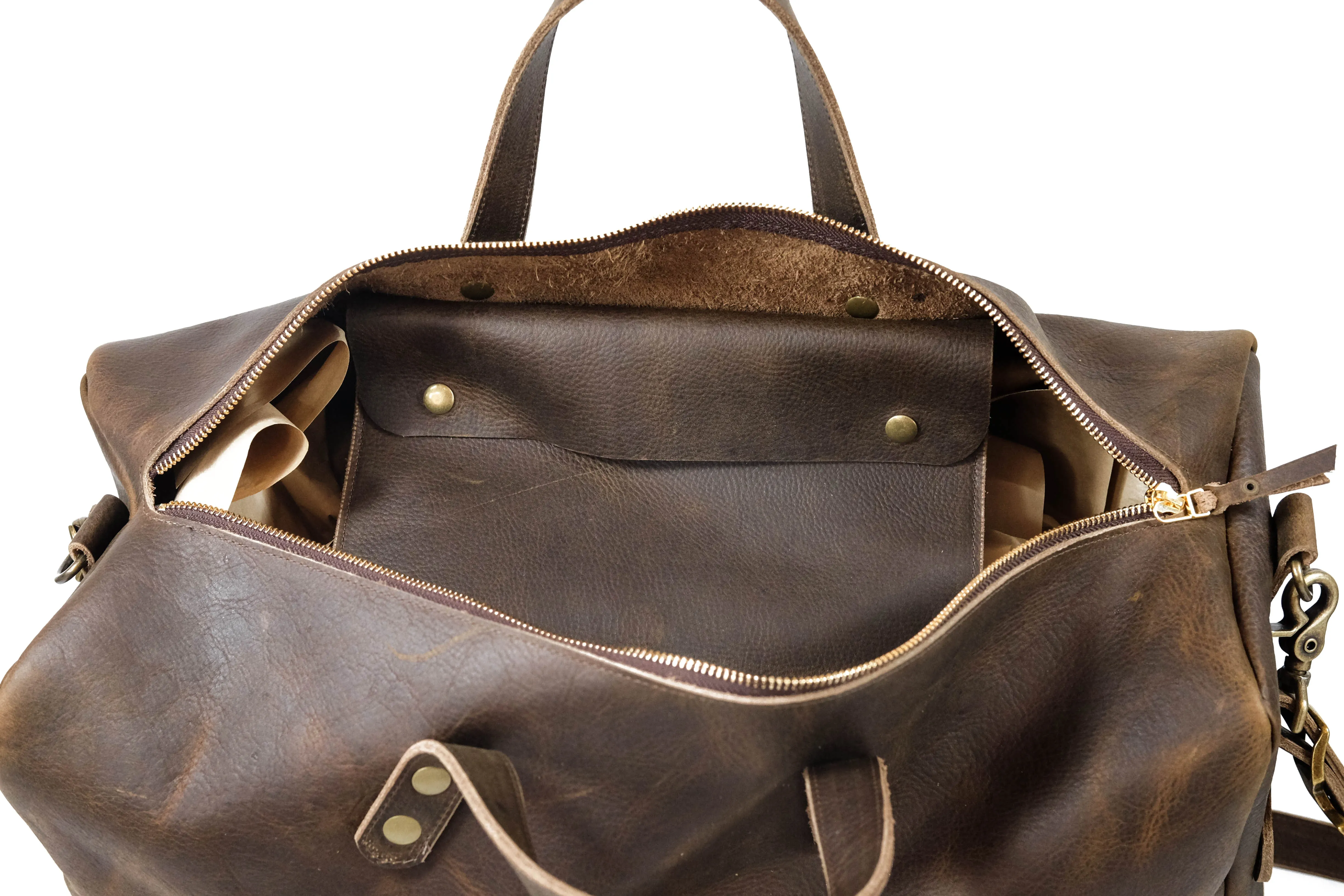 Weekend Warrior Leather Duffle Bag