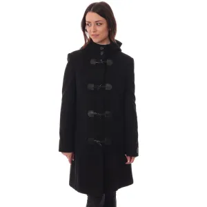 Women's Duffle Coat in Black